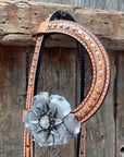 Silver Buckstitch One Ear Headstall / Bridle 