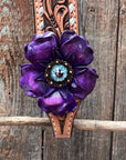 Silver Buckstitch One Ear Headstall / Bridle 