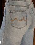 AVA WIDE LEG - LIGHT WASH