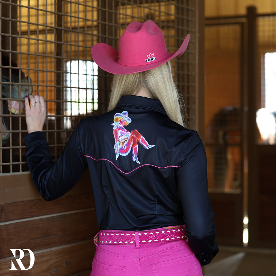VEGAS VICKY PERFORMANCE RODEO SHIRT