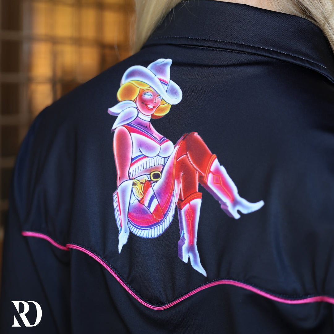 VEGAS VICKY PERFORMANCE RODEO SHIRT