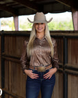 BOOTSTITCH SATIN PERFORMANCE RODEO SHIRT