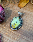 Palomino Sterling Silver Pendant – 2" x 1.25" – 8 mm Bail