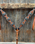 Classic Antique Silver Browband/One Ear Tack Set  