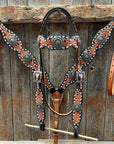 Classic Antique Silver Browband/One Ear Tack Set  