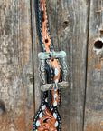 Classic Antique Silver Browband/One Ear Tack Set  