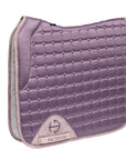 Romance Collection Satin Classic Dressage Saddle Pad (Full) - Orchid Mist