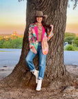 Baha Ranch Retro Pop Western Pop Cowgirl Blazer