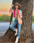 Baha Ranch Retro Pop Western Pop Cowgirl Blazer
