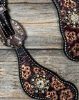 Flower Power Champagne, Clear Spur Straps 