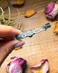 Sterling Silver Kingman Turquoise Cuff Bracelet – Native Made by K. Billah