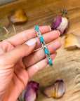 Sterling Silver Kingman Turquoise Cuff Bracelet