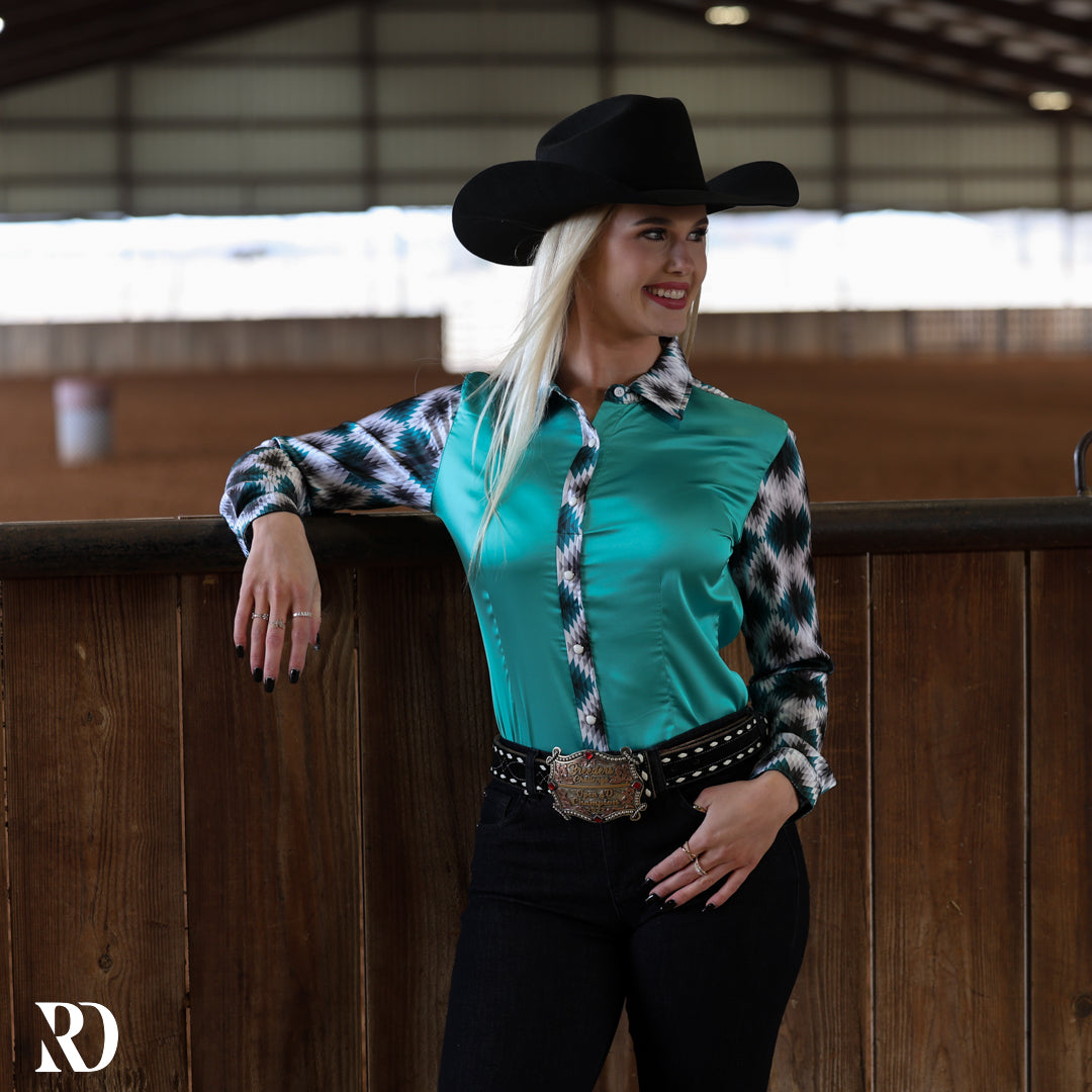 BRAYDEN SATIN PERFORMANCE RODEO SHIRT