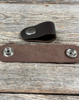 Boot Cuff Jewelry - Silver Leather Flower - Concho - Fringe