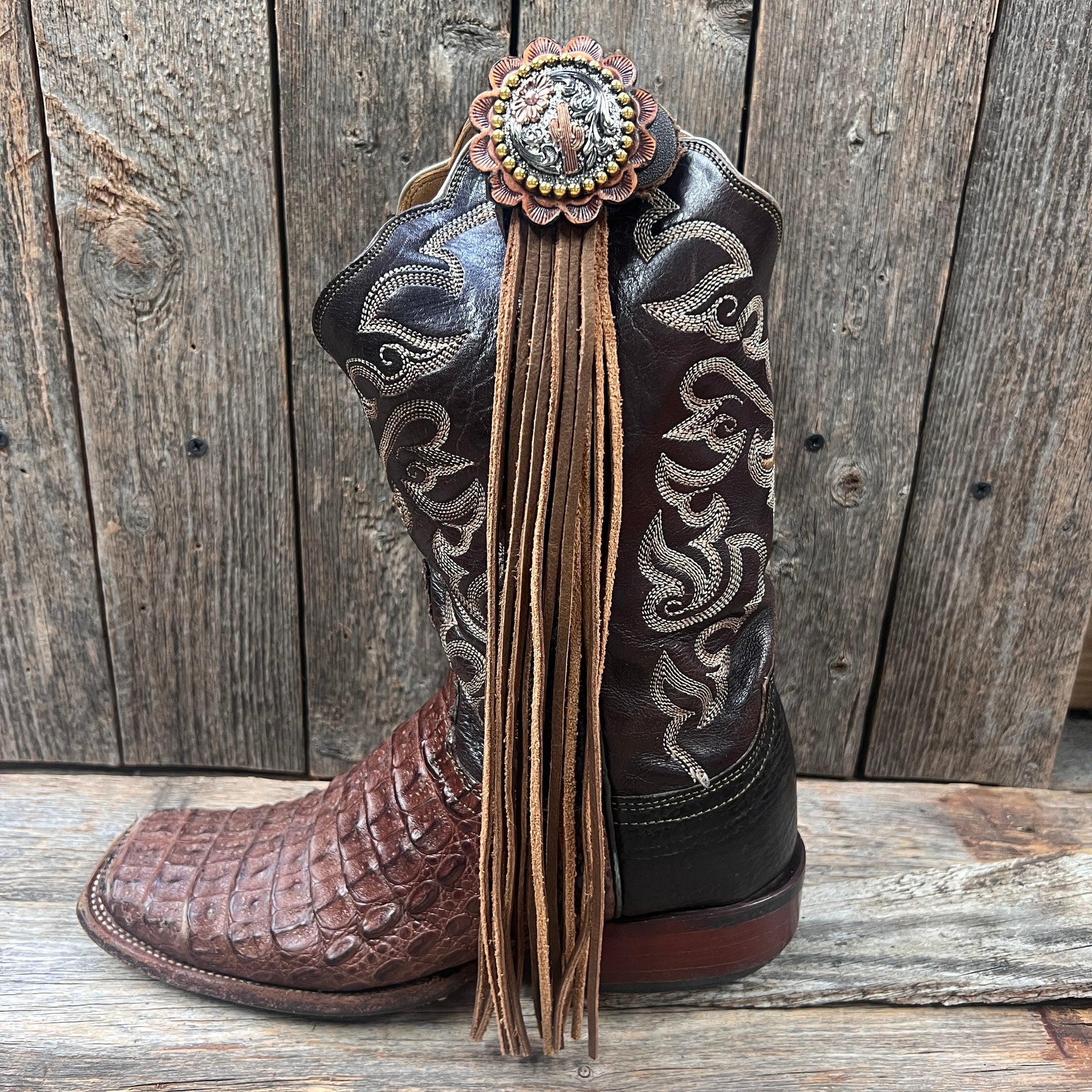 Boot Cuff Jewelry - Cactus Concho - Fringe