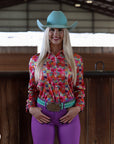 EASTER PATCH SATIN PERFORMANCE RODEO SHIRT