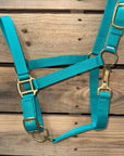 Teal  Nylon Horse Halter NHTEAL