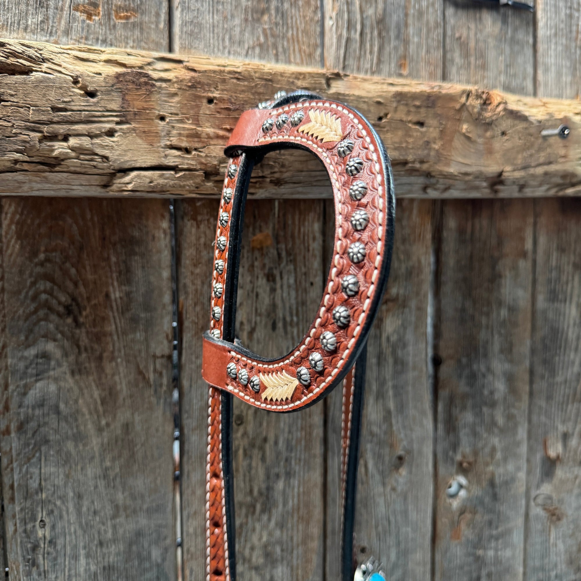 Rawhide South West One Ear Headstall and Breastcollar Tack Set 