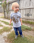 KIDS Happy Hereford Tee- BROWN