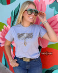 Leopard Boot Stitch Tee