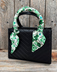 Green Western Skinny Mini Wild Rag Scarf / Cowgirl Necktie  