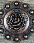 Copper Rose Western Concho W107