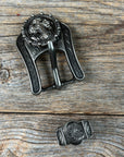 Antique Silver Cross Western Concho W191