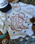 Star Spangled Boots Graphic Sweatshirt