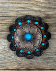 Copper Sunflower Western Concho W205