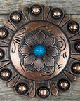 Copper Sunflower Western Concho W205