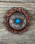 Copper Sunflower Western Concho W205