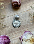 Sterling Silver Buffalo Nickel Pendant – Rope Border – Artist Jason Ogg