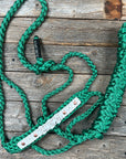 Green Mule Tape Rose Halter