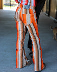 *YOUTH* SUNSET SERAPE SUPER FLARES