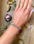 Sterling Silver Hudson Feather Cuff – Fits 7.5” Wrist – Handmade by Artist Jason Ogg