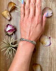 Sterling Silver Hudson Feather Cuff – Fits 6” Wrist – Handmade by Artist Jason Ogg