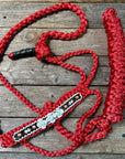 Red Mule Tape Rose Halter