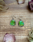 Sterling Silver Sonoran Turquoise Dangle Earrings – Handmade by Artist Jason Ogg