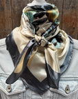 35X35"  Field of Wild Flowers Wild Rag / Scarf WR111X