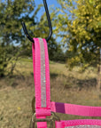 Pink Bling Nylon Horse Halter BNHPINK