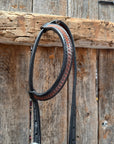 Teal Diamond Turquoise and Clear One Ear - Breastcollar Tack Set 