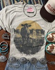 Pasture Sunset Graphic Tee