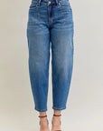 Judy Blue High Waist Soft Barrel Stitch Thru Pocket Denim Jeans