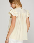 SHE & SKY CREAM TOP