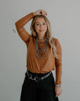 SWANKY LEATHER LONG SLEEVE