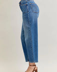 Judy Blue High Waist Soft Barrel Stitch Thru Pocket Denim Jeans