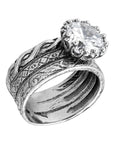 Silpada 'BRISTOL' Ring, Cubic Zirconia & Sterling Silver