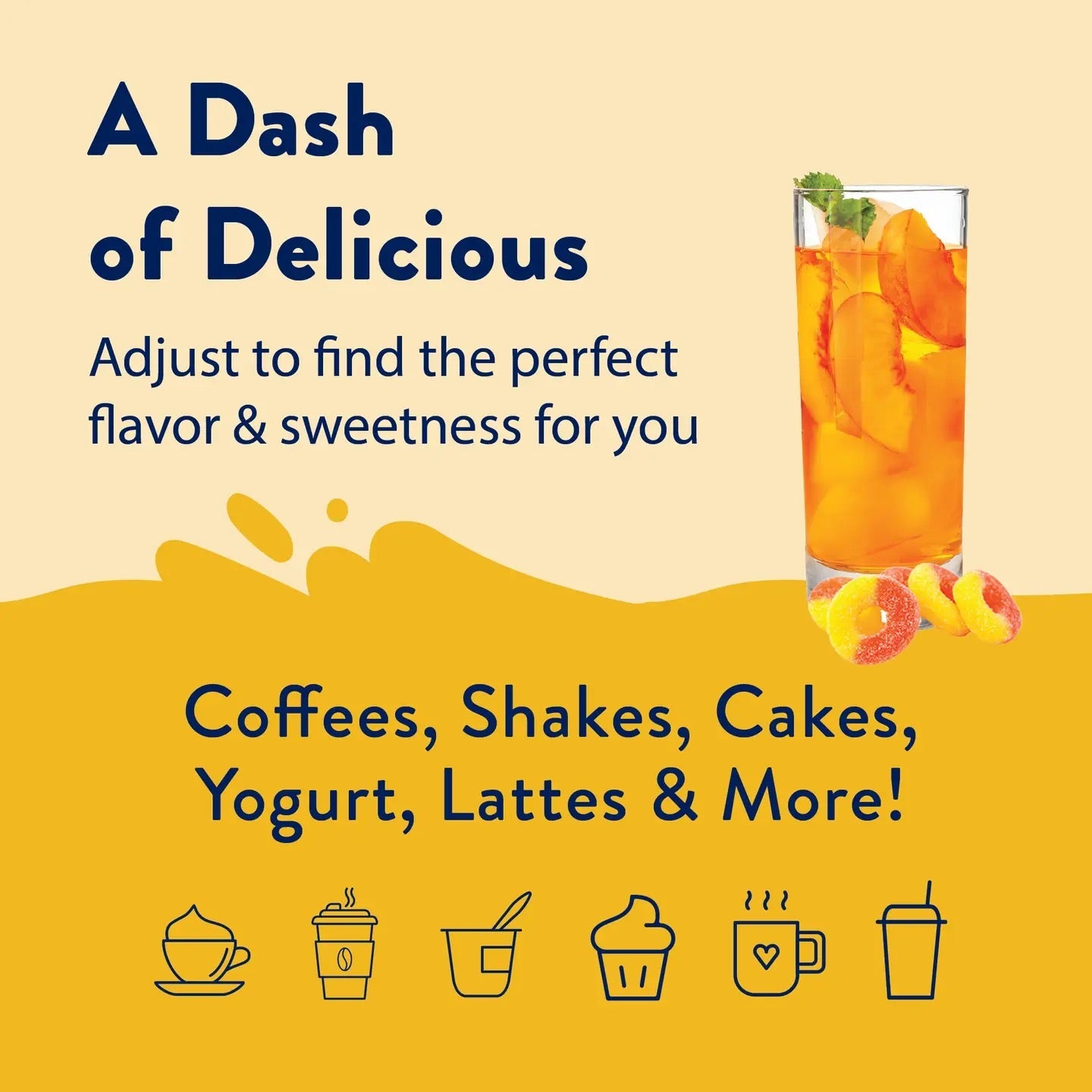SUGAR FREE Flavor Burst -Peach Ring + Energy