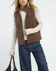UMGEE Quilted Zip-Up Vest