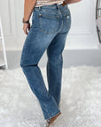 JUDY BLUE  SLIM STRAIGHT. HIGH WAIST